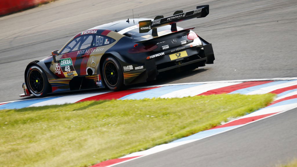 Mortara takes first DTM win since 2016